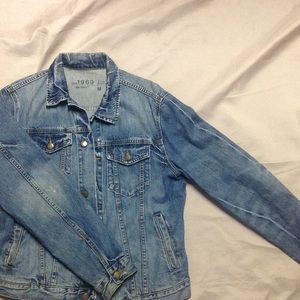 GAP Washed Medium Blue Jean Jacket